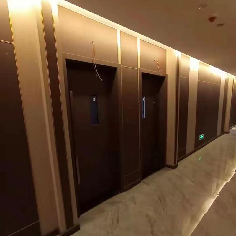 Hotelkamer hout vuurvaste deur